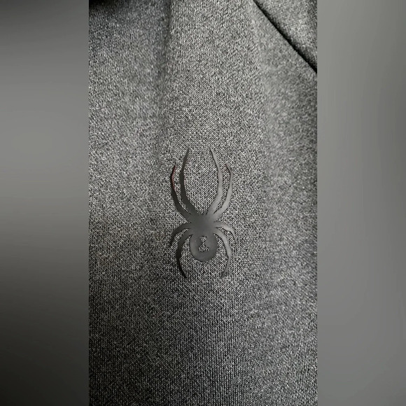 NWOT Spyder Mens Active Hoodie Sweatshirt Pullover ProWEB Zip Fleece Lined Large - Picture 5 of 7